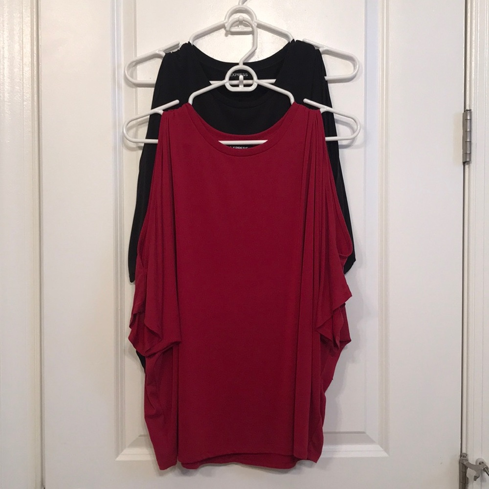 Two Cold Shoulder Express Blouses